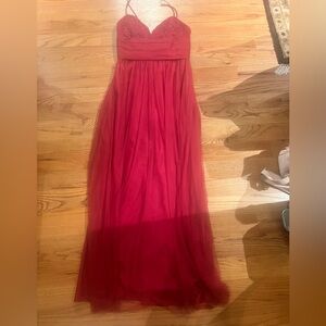 Amsale Scarlet Maxi Dress